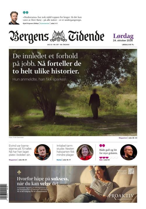 Bergens Tidende 24.10.2026