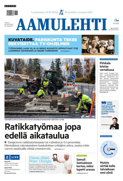 Aamulehti 24.10.2026