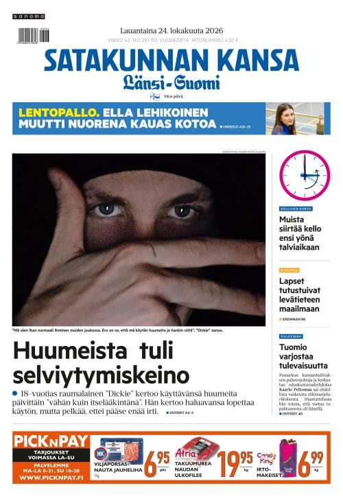 Satakunnan Kansa Länsi-Suomi 24.10.2026