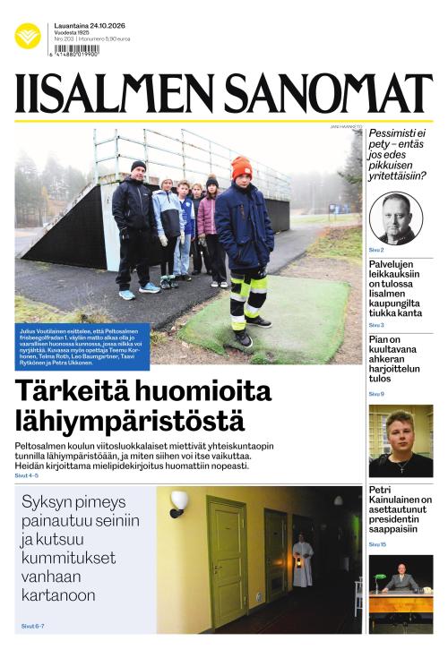 Iisalmen Sanomat 24.10.2026