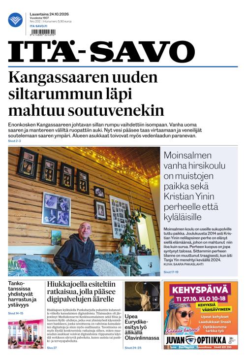 Itä-Savo 24.10.2026