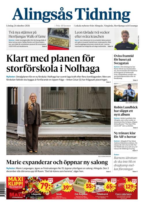 Alingsås Tidning 24.10.2026
