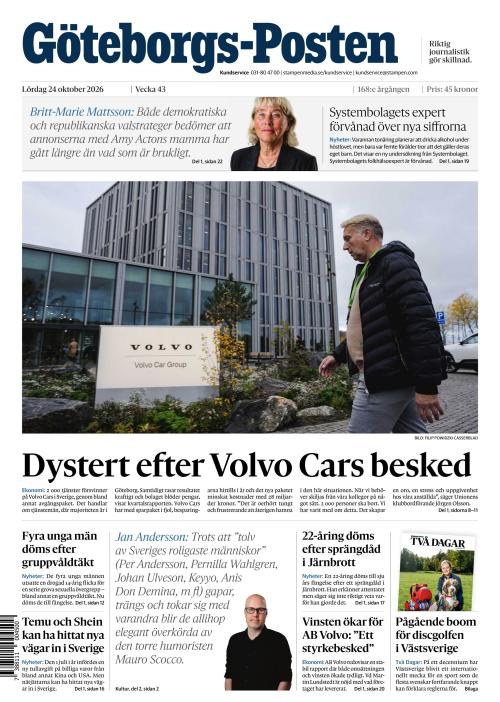 Göteborgs-Posten 24.10.2026