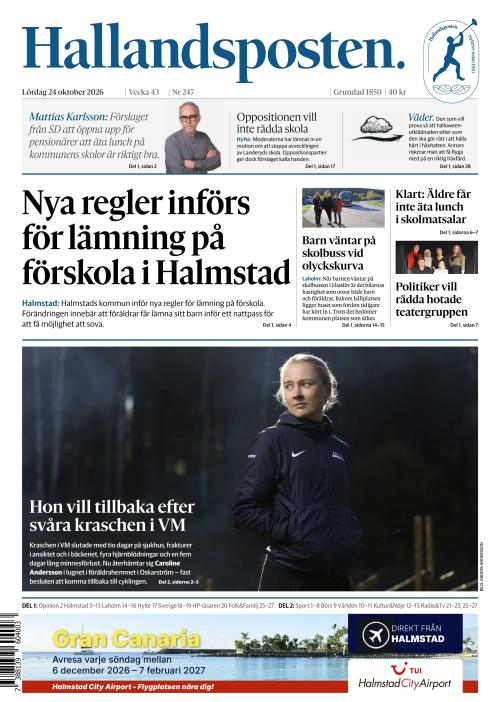 Hallandsposten 24.10.2026