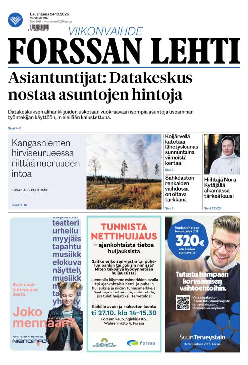 Forssan Lehti 24.10.2026