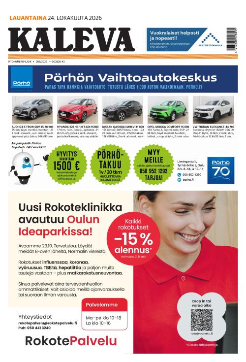 Kaleva 24.10.2026