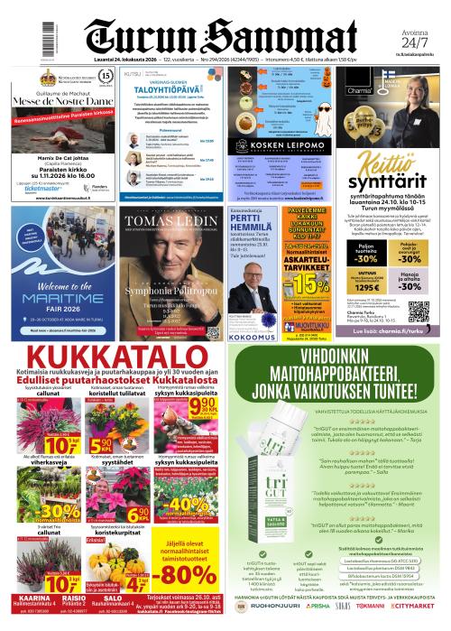 Turun Sanomat 24.10.2026