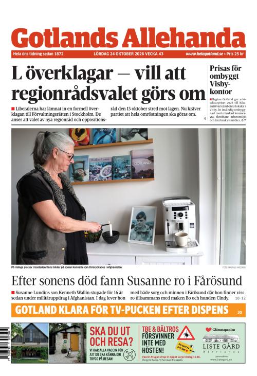 Gotlands Allehanda 24.10.2026