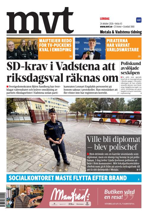 Motala Vadstena Tidning 24.10.2026