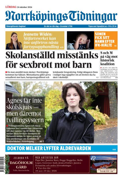 Norrköpings Tidningar 24.10.2026