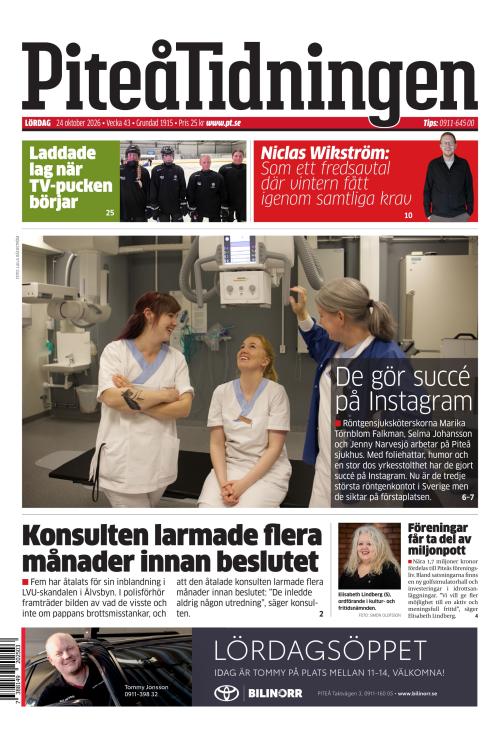 Piteå-Tidningen 24.10.2026