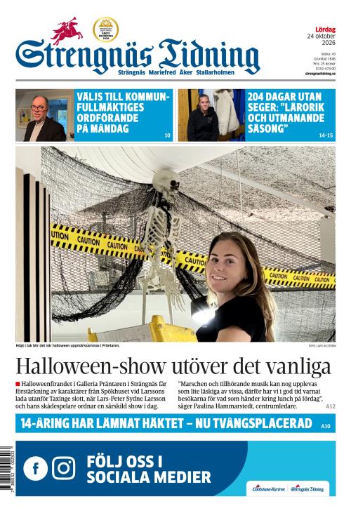 Strengnäs Tidning 24.10.2026