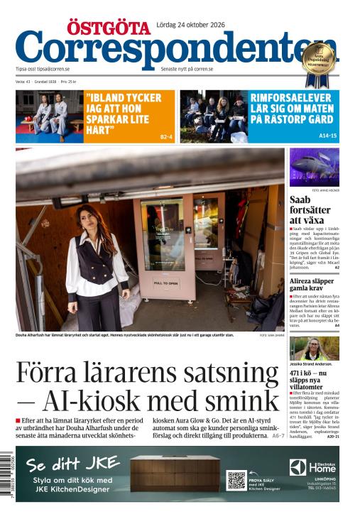 Östgöta Correspondenten 24.10.2026