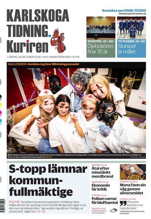 Karlskoga Tidning-Kuriren 24.10.2026