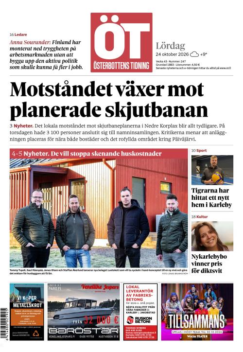 Österbottens Tidning 24.10.2026