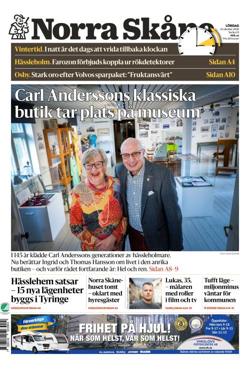 Norra Skåne 24.10.2026
