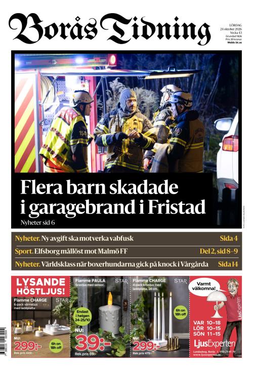 Borås Tidning 24.10.2026