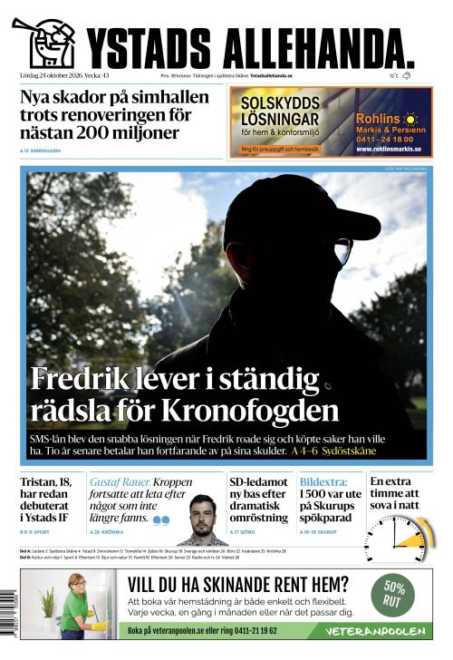 Ystads Allehanda 24.10.2026