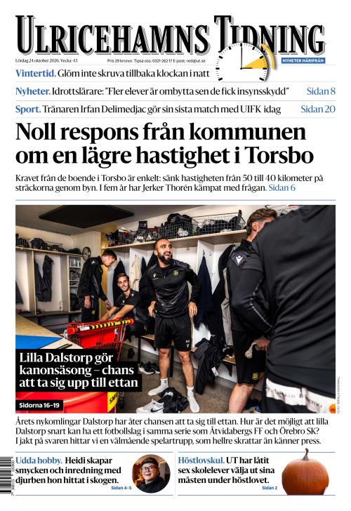 Ulricehamns Tidning 24.10.2026