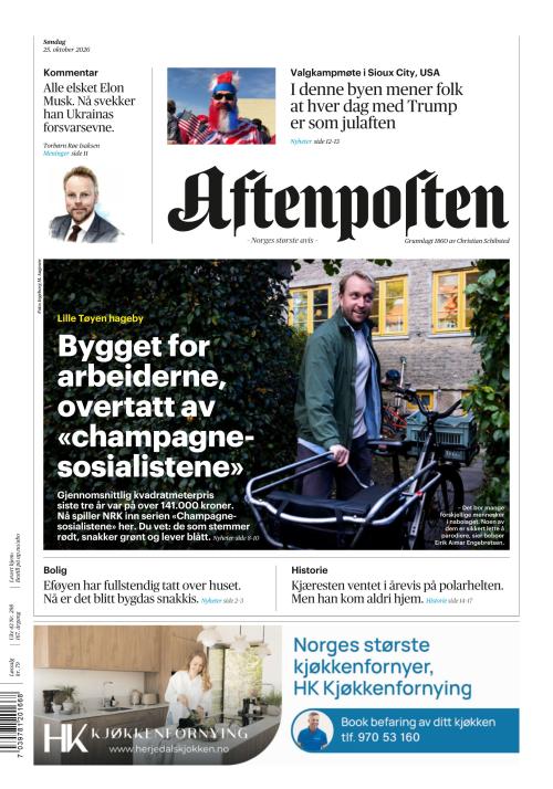 Aftenposten 25.10.2026