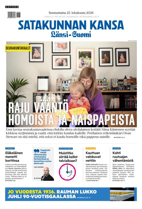 Satakunnan Kansa Länsi-Suomi 25.10.2026