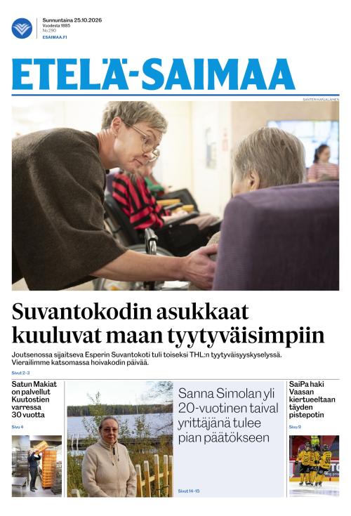 Etelä-Saimaa 25.10.2026