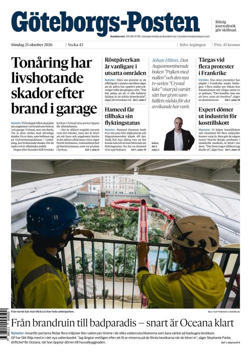 Göteborgs-Posten 25.10.2026