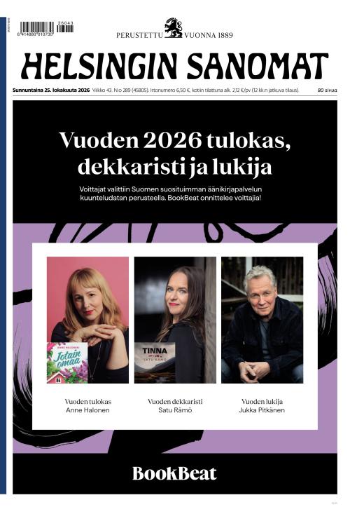 Helsingin Sanomat 25.10.2026