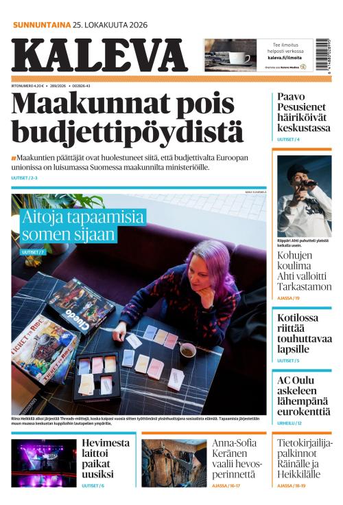 Kaleva 25.10.2026