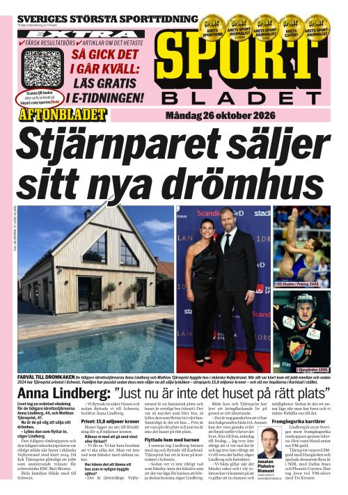 Aftonbladet Sportbladet 26.10.2026