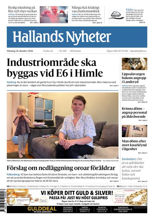 Hallands Nyheter 26.10.2026