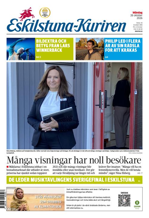 Eskilstuna-Kuriren 26.10.2026