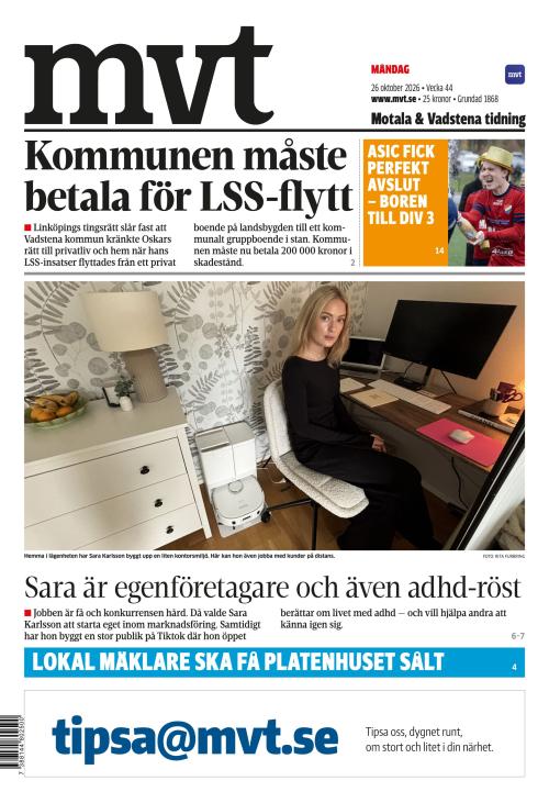 Motala Vadstena Tidning 26.10.2026