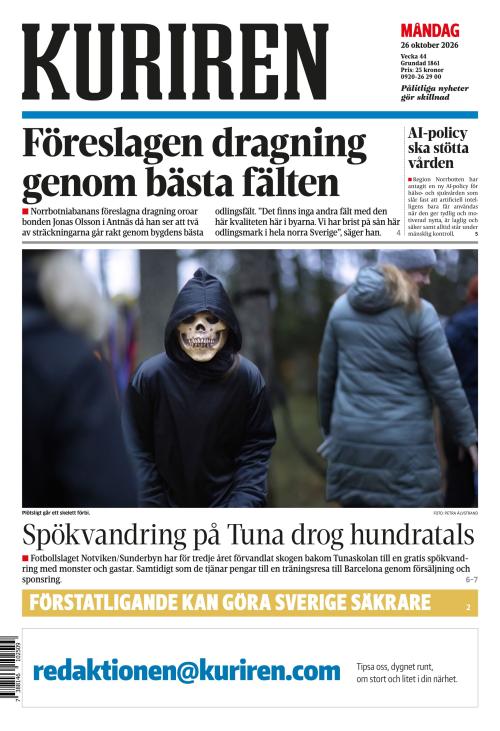 Norrbottens-kuriren 26.10.2026