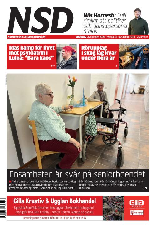 Norrländska Socialdemokraten 26.10.2026