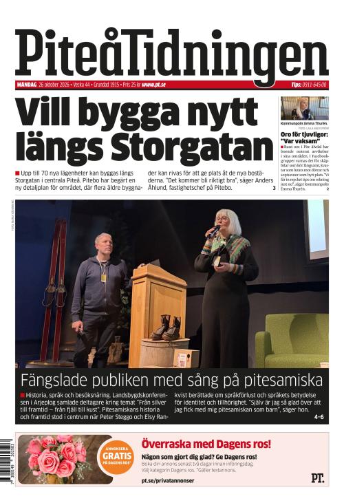 Piteå-Tidningen 26.10.2026
