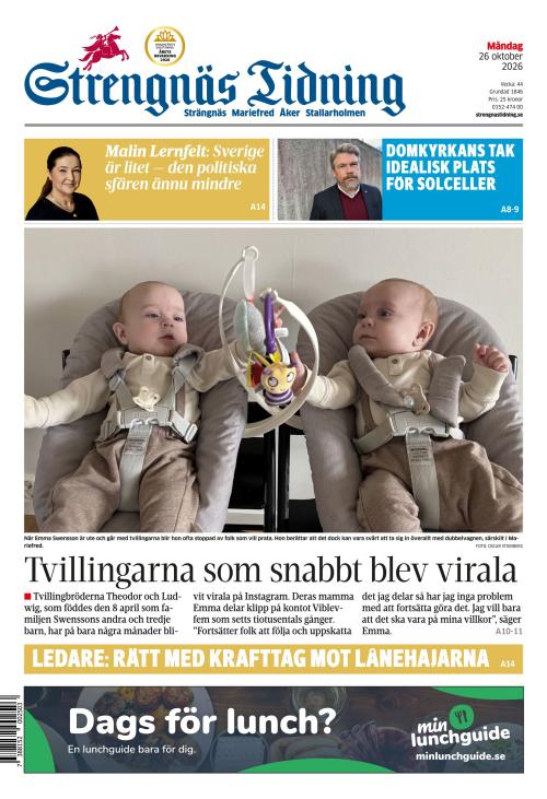Strengnäs Tidning 26.10.2026