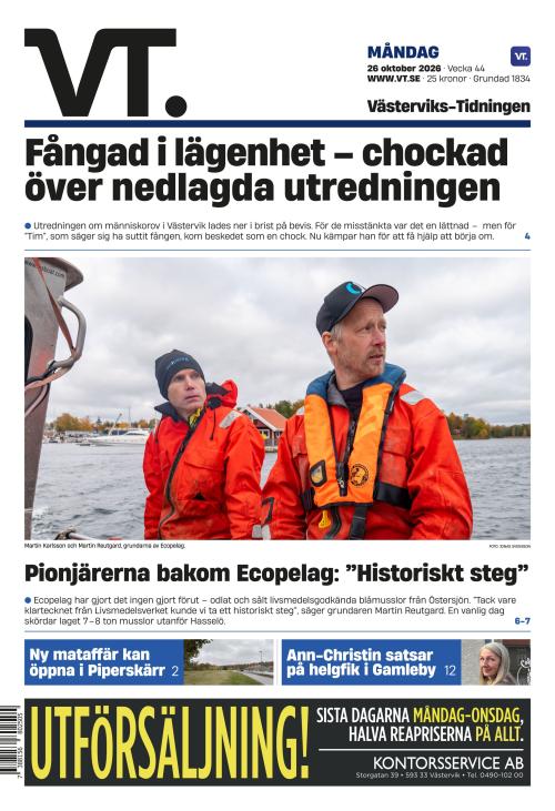 Västerviks-Tidningen 26.10.2026