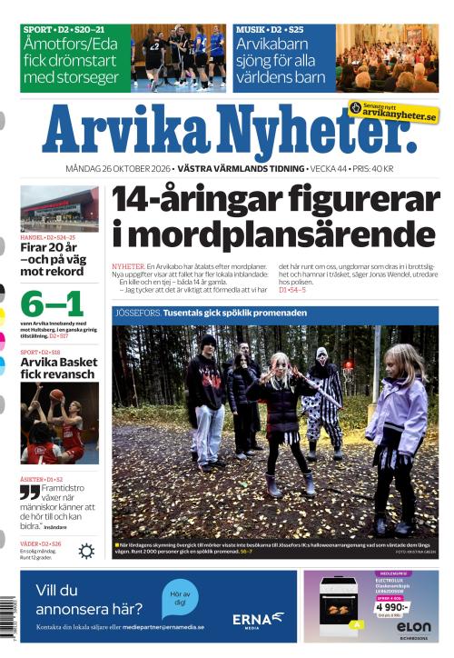 Arvika Nyheter 26.10.2026