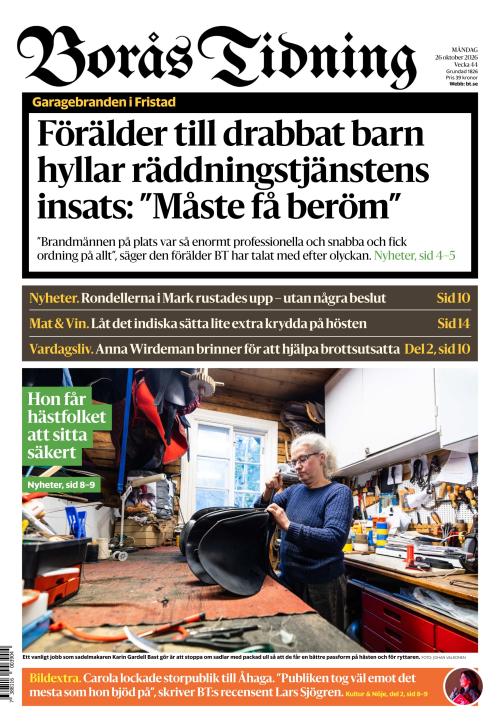 Borås Tidning 26.10.2026