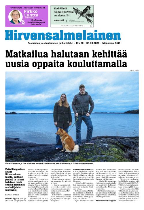 Hirvensalmelainen 30.10.2026