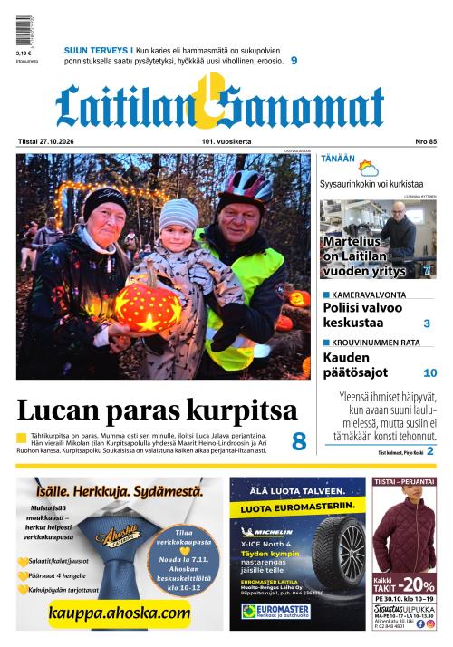 Laitilan Sanomat 27.10.2026