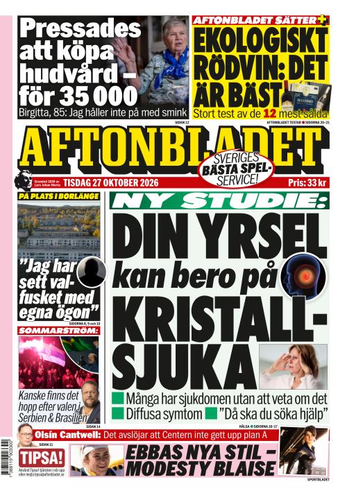 Aftonbladet 27.10.2026