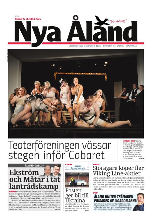 Nya Åland 27.10.2026