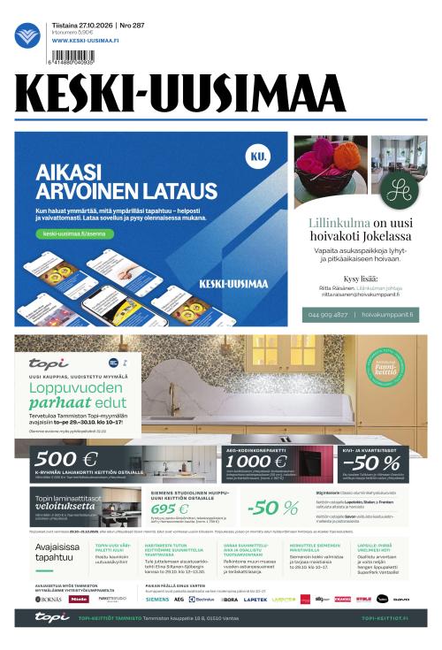 Keski-Uusimaa 27.10.2026