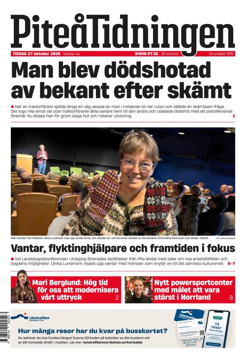 Piteå-Tidningen 27.10.2026