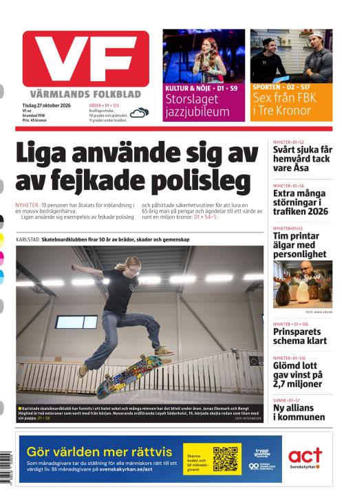Värmlands Folkblad 27.10.2026