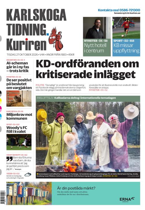 Karlskoga Tidning-Kuriren 27.10.2026