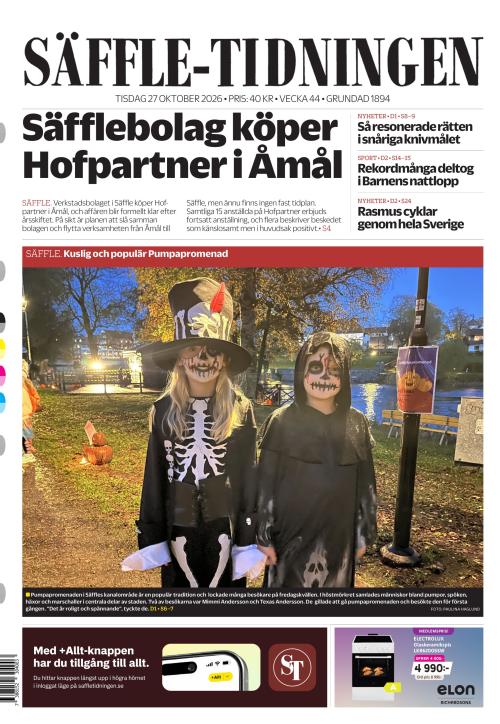 Säffle-Tidningen 27.10.2026