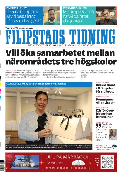 Filipstads Tidning 27.10.2026